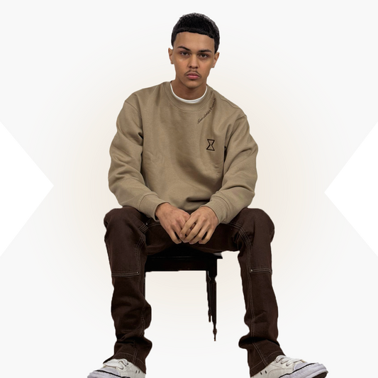 Kareem sweater + Najjar jeans