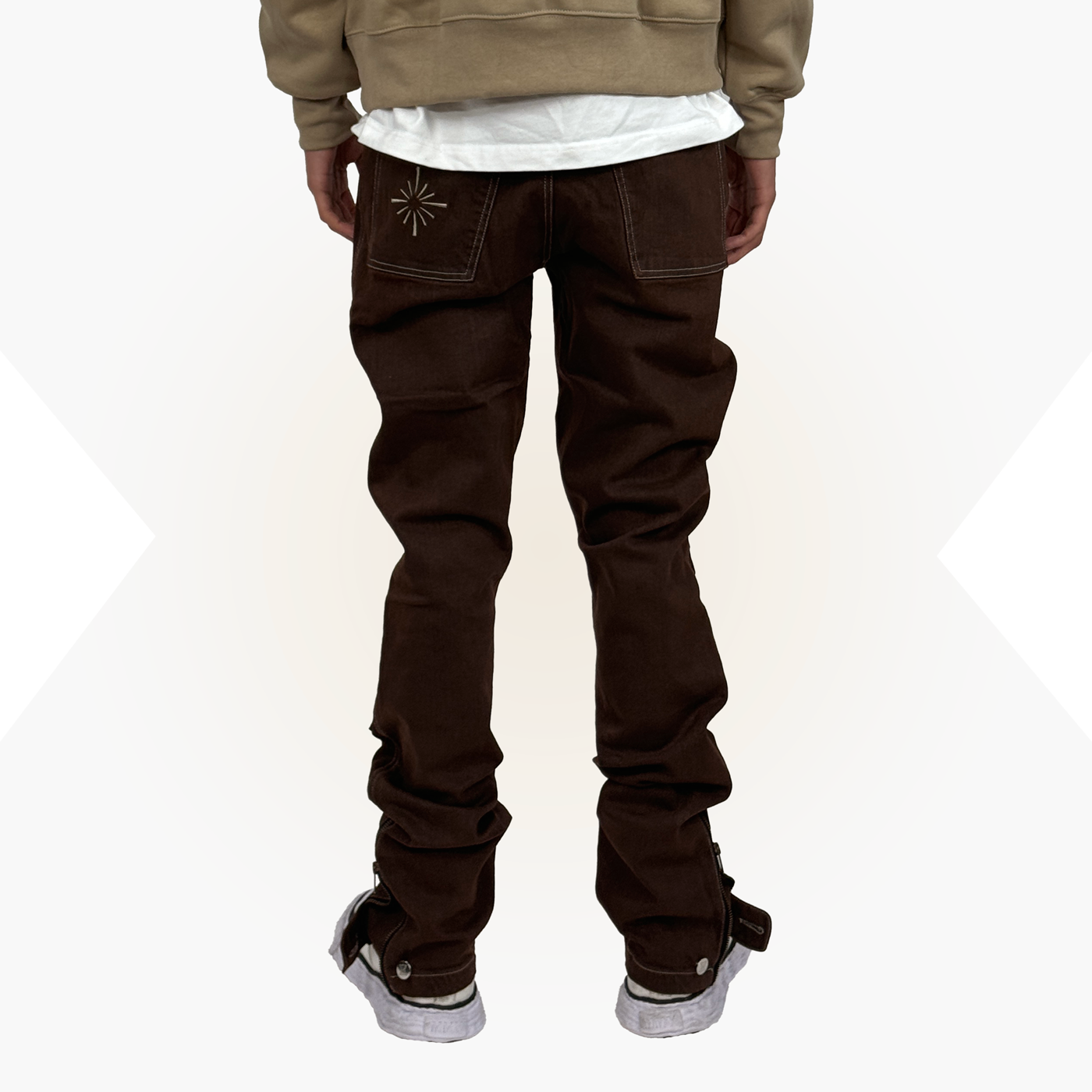 Kareem sweater + Najjar jeans